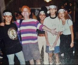 J�lio Rasec com f�s em Belo Horizonte / MG, em 10/12/1995. - acervo de f�s